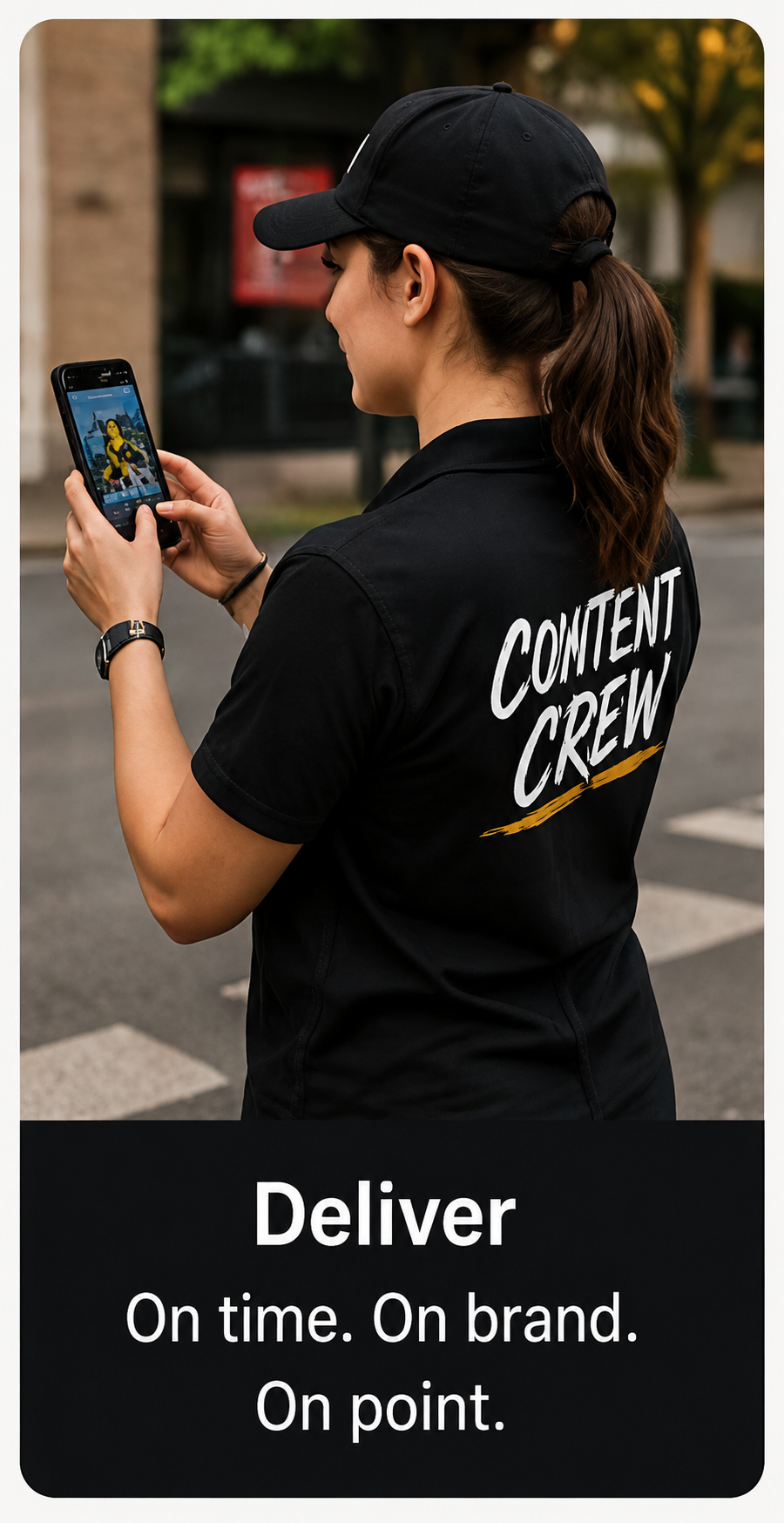 Deliver content on time, on brand and on point